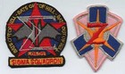 Babylon 5 Squadron Patch Set  of 2  - Sigma   Zeta Squadrons   Iron-on