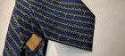 Rolls Royce Woven Tie Rare Royal Blue Vintage Prince Consort High End Menswear
