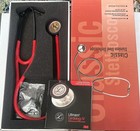 3m Stethoscope Cardiology Iv 6176 Red rainbow With Black Tube
