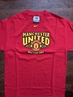 Rare Vintage 2003 Nike Manchester United Usa Tour T-shirt Men   s Medium Vgc 