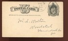 Ux7 Postal Card With Fancy Triangle In Circle Cancel Dc4160