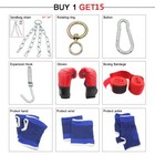 Heavy Duty Punching Bag Training Gloves Set Kick Boxing Mma Fitness Training Bag