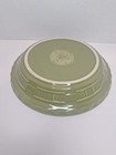 Longaberger Pottery Woven Traditions Sage Green Pie Dish 10    Round Baker Plate