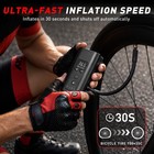 Mini Electric Bike Pump 30s 150psi Fast Inflation 2400lm Bike Light For Mtb Bike