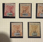 Seychelles Qv 1893 Full Set Fine Mint Cat   180 Sg 15-21