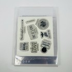 Stampin  Up  Limited Edition Rubber Clear Mount Cling Stamp Set 8