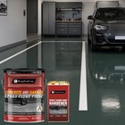 4 Gallon Epoxy Floor Paint Kit  dark 512 Fl Oz  pack Of 1   Dark Gray A