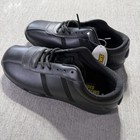 Nwob Shoes For Crews 9031 Womens Black Leather Slip Resistant Work Shoes Size 9
