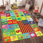 Abc Early Education Kids Room Rug 2x3ft Classroom Rug children s Indoor Carpe   
