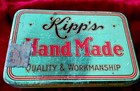 Kipp   s Hand Made 1926 Cigar Tin  10ct -nicely Colored Litho-lift Off Top