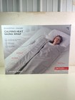 Sharper Image Calming Heat Sauna Wrap 8 Heat Levels 3 Massaging Vibrations New