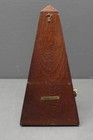 Seth Thomas Vtg Wood brass Metronome De Maelzel Music Timing Instrument Usa