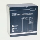 3-in-1 Iced Coffee Maker Single Serve  50oz Reservoir Kc101b