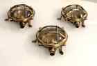 Nautical Marine Solid Brass Small Ship Bulkhead Wall Deck Light 3 Pcs