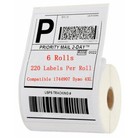 6 Rolls Dymo 4xl Direct Thermal Shipping Labels 4x6 1744907 Compatible 220 roll