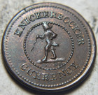1863 Money Makes The Mare Go Knickerbocker Currency Civil War Token