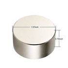 2pcs Round Disc Block Magnet Super Strong Rare Earth Large Neodymium N52 40x20mm