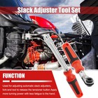 5 16  Automatic Slack Adjuster Release Hand Tool Set Adjust Ratchet Wrench Brake