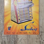 Rare- Unique Rare Tin Store Advertising Sign - Seeburg 200 - Jukebox -england