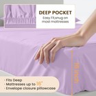 Usxibei King Size 4 Piece Sheet Set 1800 High Thread Count