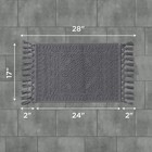French Connection Nellore Bathroom Rugs Woven And Beaded Bathroom Mats Durable