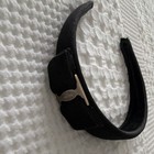 Salvatore Ferragamo Black Vara Headband