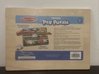 Melissa   Doug Wooden Peg Puzzle Vehicles  8 Pieces Brand New Sealed