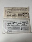 2 Craftaid Billfold Pattern Template Leather Goods 1953 Nos Carving 2550 2690