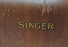 Vintage Singer Sewing Machine Bent Wood Case Top Cover Lid Only