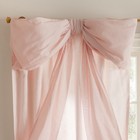 Potterybarn Loveshackfancy Oversized Bow Light-filtering Curtain Blush 52 w X 96