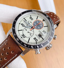 Citizen Brycen Brown Leather Band Ca0649-06x Chronograph Eco-drive Men s Watch