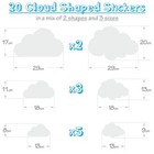 Set Of 21 Clouds Vinyl Wall Art Sticker Decal Kids Room Nursery Child Decoration