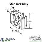 Brake Shoe For Hung Windows 1 25 Inch Pocket Pivot Lock Brake Shoe
