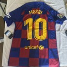 Barcelona Messi  10 Home Shirt Jersey Size Medium With Tags