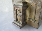 Beautiful Original Antique H  L  Judd Co  Cast Iron Coin Bank Home Bank W Teller