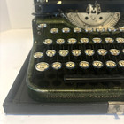 Vintage Underwood Standard Portable Typewriter Four Bank Keyboard Green Marble