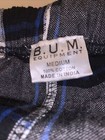 B u m  Equipment Clothing Men   s Plaid Pajama Shorts Sleep Size M Multi-color