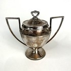 Vintage Silver Plated Sugar Bowl Rogers Wr Quadruple New York   76