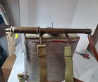 Vintage D n a   Stamped Backpack Fire Pump -galvanized W brass Pump 