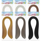 Quilling Paper Strips 600 Pcs 6 Colors 39cm 3mm Craft Paper Set