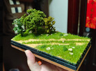 1 64 Scene Realistic Platform Outdoor Off-road Grassland Diorama Display Base