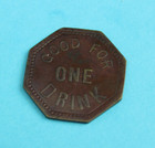 Gildford Montana Hotel Gilford Saloon G f One Drink Trade Merchant Token Mt
