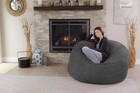 Chill Sack Bean Bag Chair - 5  Giant Memory Foam Lounge Chair With Soft Micro   