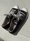 Vintage Converse All Star Chuck Taylor Low Black Canvas Made Usa Men   s 6