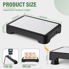 Soyo Mobility One Step Stool Platform For Adults   Elderly  Black-white