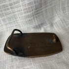 1980s Solid Bronze Belt Buckle - B p Construction  San Diego California