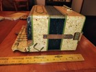 1940s Small Accordion Squeezebox Concertina  Italy  Clean   Works 12x11x7 