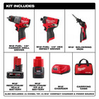 M12 Fuel 12-volt Li-ion Brushless Cordless Hammer Drill And Impact Driver Combo