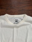 Hanes Thermal Waffle Knit Long Sleeve Shirt Men   s M