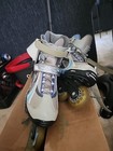 Bladerunner Women s Pro 78 W Sz 9 Silver Blue Roller Blades Inline Skates  euc 